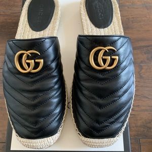 Gucci espadrilles size 9 leather size 9